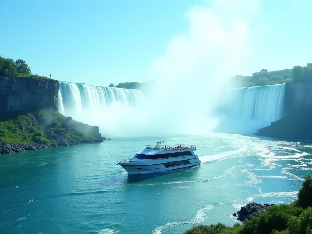 Custom cruise itinerary to Niagara Falls waterfront